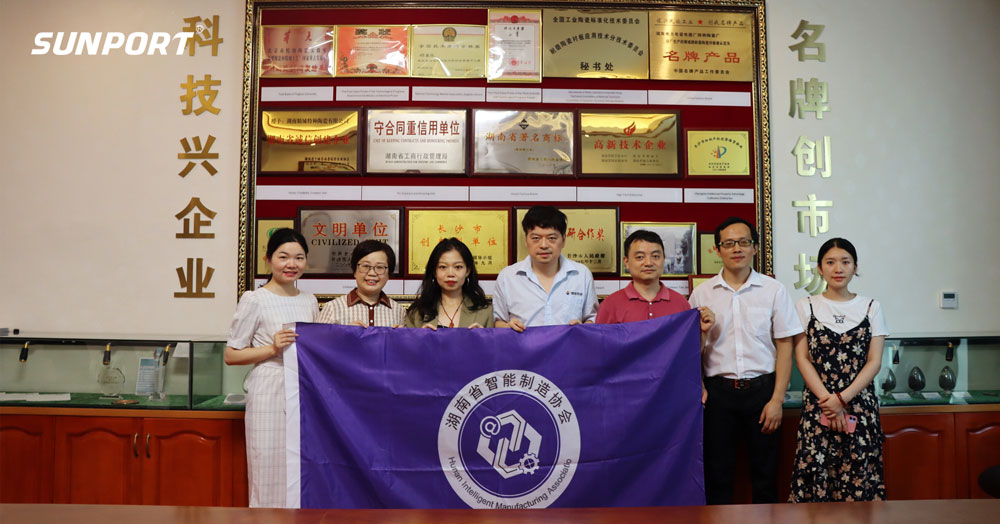 湖南省智能制造协会领导来访尊龙中国官网工作交流