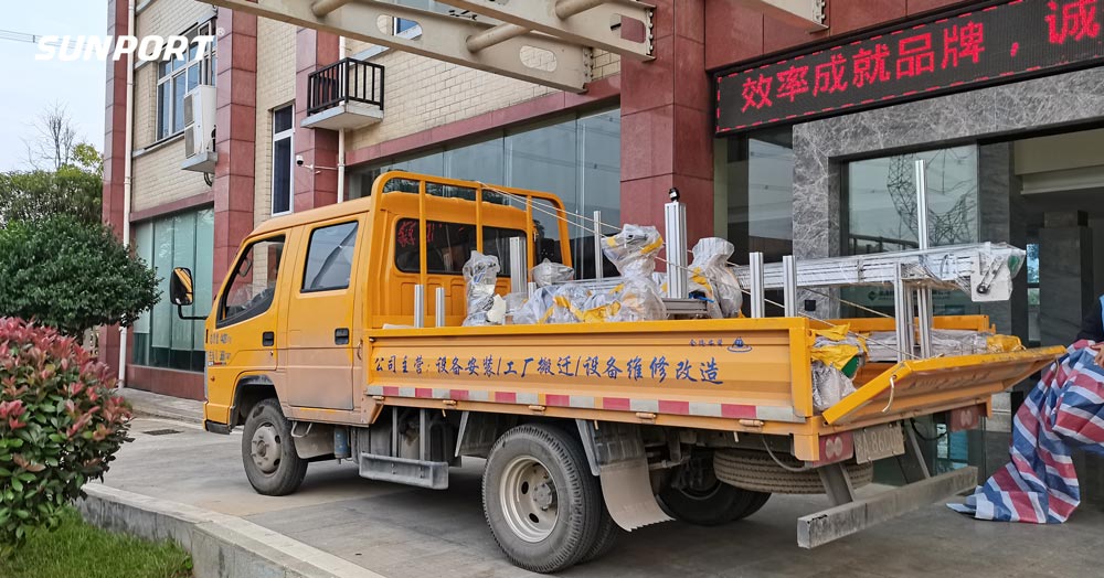 发货啦！尊龙中国官网智能下料机结构已成功发往客户现场